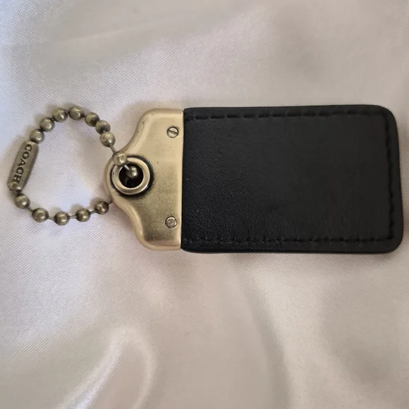 Coach Black With Black Stitching and Goldtone 1941 Hangtag - Picture 2 of 2